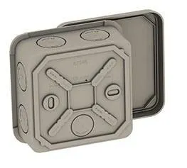 Фото №1 Коробка распределительная ОП 85х85х45мм двухкомпонентная Ruvinil 67240