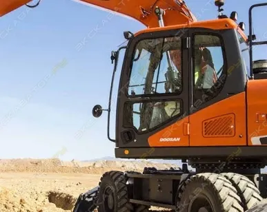 фото Аренда колесного экскаватора Doosan DX140W, Москва