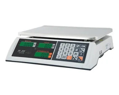 фото Весы торговые M-ER 327АС-32.5 с АКБ (без стойки) LCD