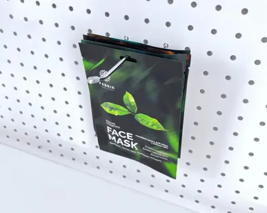 фото Крючок на перфорацию одинарный L=150мм d=4,8мм, шаг 50мм, хром