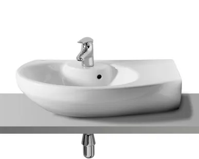 фото Раковина ROCA D-SENSO COMPACT прав угл/68/ (бел) 327519000