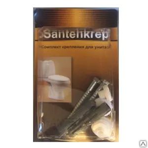 Фото №0 Комплектующие для санитарной керамики САНТЕХКРЕП Крепеж унитаза к полу в бл