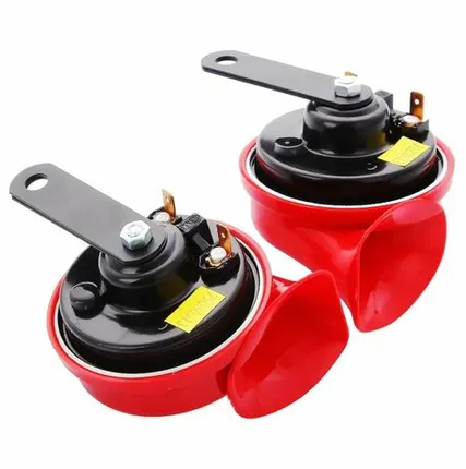 Фото №0 Звуковой сигнал Hella 12V TC16 (72W, 400/500 Hz,105-118dB) TE16 рожок красный 3FH 012 010-851