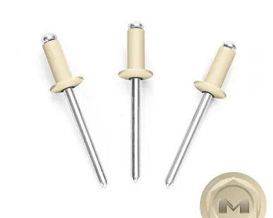 фото Заклепки вытяжные 3,2*8мм RAL1015 Слоновая кость