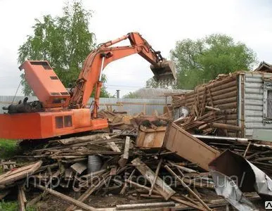 фото Демонтаж зданий. Все этапы.