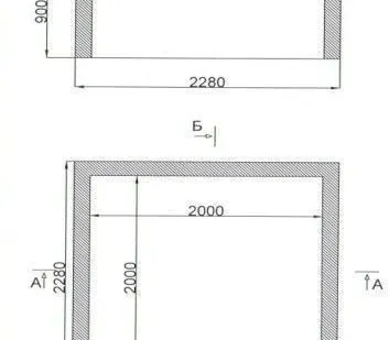 фото Квадратный стеновой колодец КСК 20.9