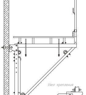 фото Подмости наружные ПН-6.1-600