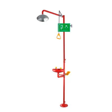 Фото №0 Аварийный душ с фонтаном для глаз Stegler DA-1