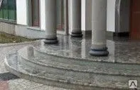 фото Монтаж радиусных ступеней