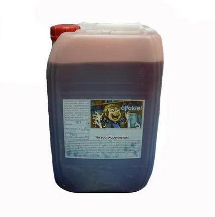 Фото №0 Клей "Альфаклей" 222 красный ( 10 кг.) канистра