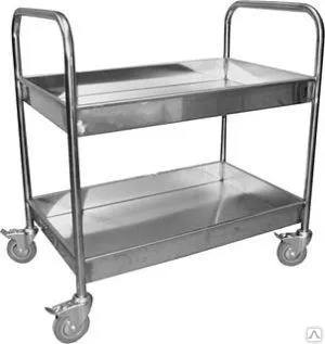 Фото №0 Тележка сервировочная 2-х уровневая ТС-2-8/5