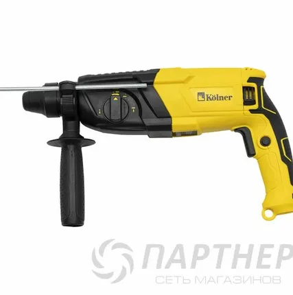 Фото №0 Перфоратор Kolner KRH 850H (850 Вт, 3 режима работы, 3,5Дж, 0- 1200 об/мин, 0-5100 уд/мин)