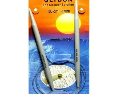 фото 49410 Спицы GLYDON круговые 8,00 мм/ 100 см, пластик PONY