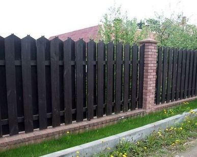фото Установка заборов