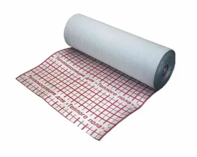 фото Подложка для теплого пола Алюбабл 4 мм(25м /1,2м 30м2) с разметкой