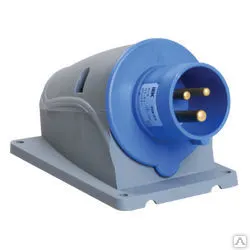 Фото №0 Вилка силовая 1-ф., 16А, 220В, IP44 (3-п., стац.) MAGNUM PSN51-016-3 ИЭК