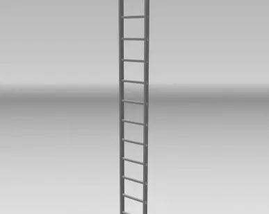 фото Лестница алюминиевая односекционная 1х12