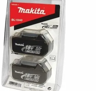 фото Аккумулятор MAKITA BL1840 к-т 2 шт.(18В,4.0Ач,Li-Ion)/196405-1