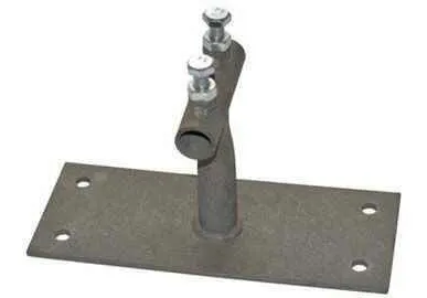 фото Держатель мачты молниеприемника к стене диам 20мм, вынос L=100мм (РФ)