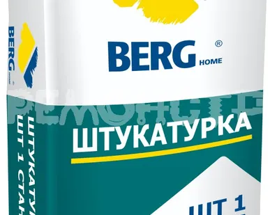 фото Штукатурка вн/нар_раб 30кг BERGhome ШТ1 СТАНДАРТ (40) ВЗ