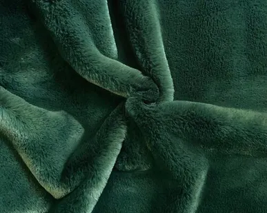 фото Искусственный мех под кролика 570 г/м2, ворс 17 мм, изумрудный