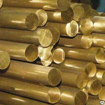 Фото №0 Пруток бронзовый 118 мм по ГОСТу 24301-93, Бр03Ц7С5Н1, Бр05Ц5С57