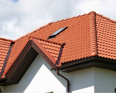 фото Кровля из натуральной черепицы
