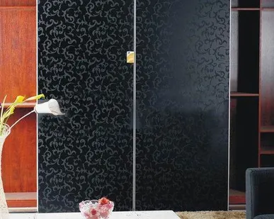 фото Стекло Леди-травленое черное 2550*1650/825