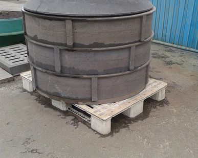 фото Колодец полимерно-песчаный