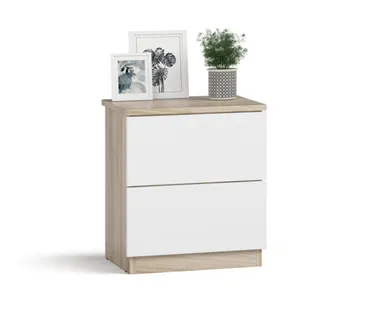 фото Тумба СИМПЛ NEW Сонома, Белый снег