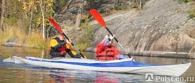 Фото №0 Байдарка "Ладога" и "Вектор" каркасно-надувная (1-но и 2-х местная), парус