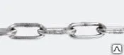 фото Цепь сварная длиннозвенная DIN 763 нерж. А-2 А-4