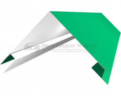 фото Угол сложный (сайдинг блок-хаус) RAL 6029 (Мята)