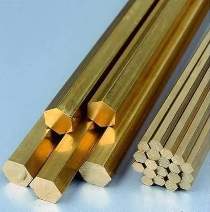 Фото №0 Шестигранник (пруток) латунный D=35 мм. ЛС59-1, Л63