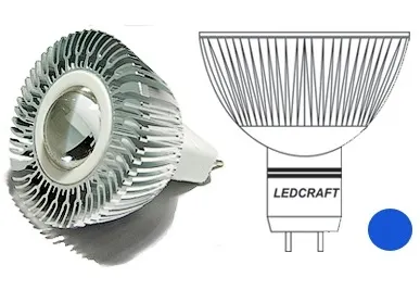 фото Светодиодная лампа LC-60-MR16-GU5.3-220-3-B Синий