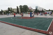 фото Травмобезопасная резиновая плитка