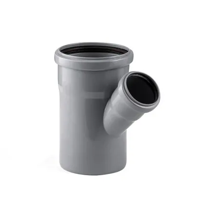 Фото №0 Тройник ВК ПП 110/75х45, серый,S