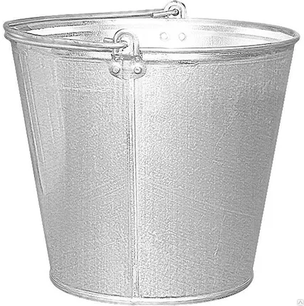 Фото №0 Ведро,12 л, оцинкованное// СИБРТЕХ Россия