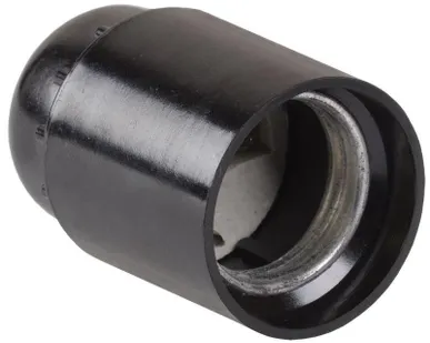 фото Патрон электрич. E27 Пкб27-04-К01 подвесной карболит. черн. (инд. упак.) ИЭК EPK10-04-02-K01