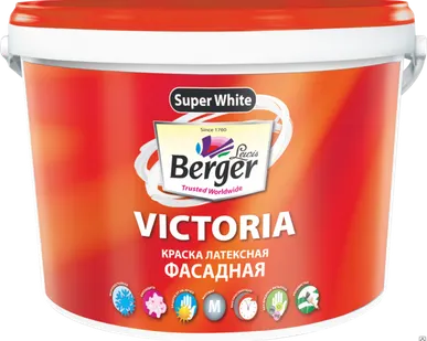 фото Вerger В/Д Виктория фасадная 3,5 кг Краски (пр-во ИНДИИ)