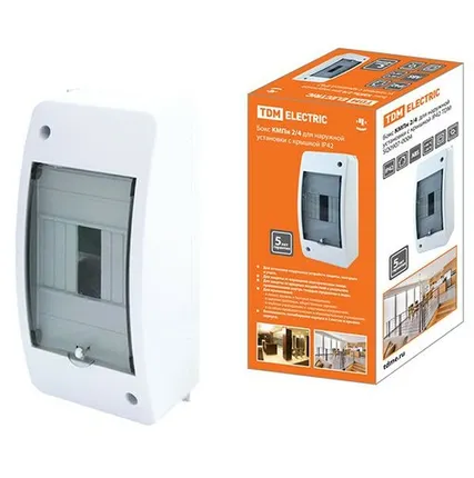 Фото №0 Бокс с прозрачной крышкой КМПн 2/2 для 2-х авт.выкл.наружн.уст-ки
