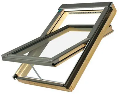 фото Мансардное окно двухкамерное Fakro FTS-V U4