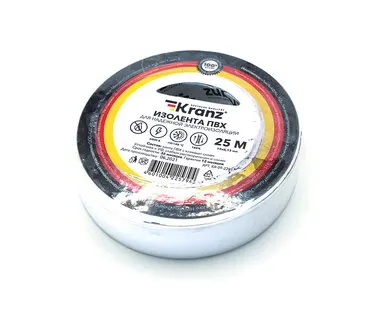 фото Изолента 19ммх25м белая Kranz
