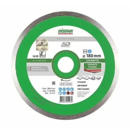 Фото №0 Диск алмазный Distar Granite 1A1R 180x1,4x8,5x25,4 11120034014