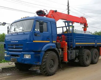 фото Услуги манипулятора вездехода КАМАЗ 7т с КМУ 10т