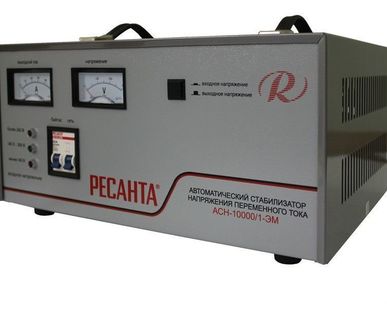 фото Однофазный стабилизатор напряжения Ресанта ACH - 10000 / 1 - ЭМ