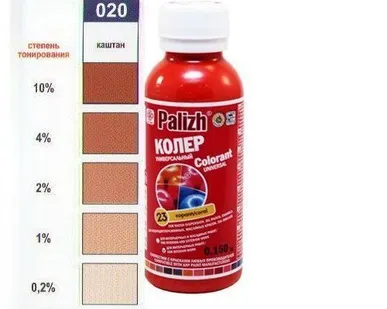 фото Колер Palizh MIX №020 каштан 20 мл Россия