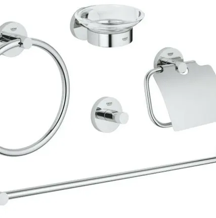 Фото №0 Набор аксессуаров 5 в 1 Grohe Essentials Master Bathroom 40344001