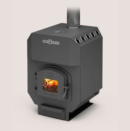 Фото №0 Отопительная печь ТОП-Аква 150 с водяным контуром и чугунной дверцей