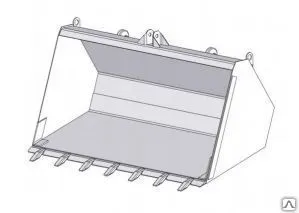 Фото №0 Ковш 0,45 куб.м с зубьями ПБМ-800-1А
